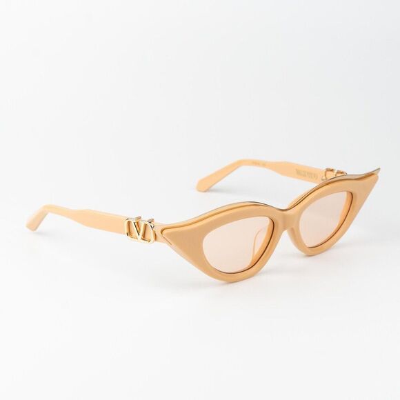Valentino Women Sunglasses Beige Gold Nude Cat Eye V - GOLDCUT - II VLS-114C-49 main image 13